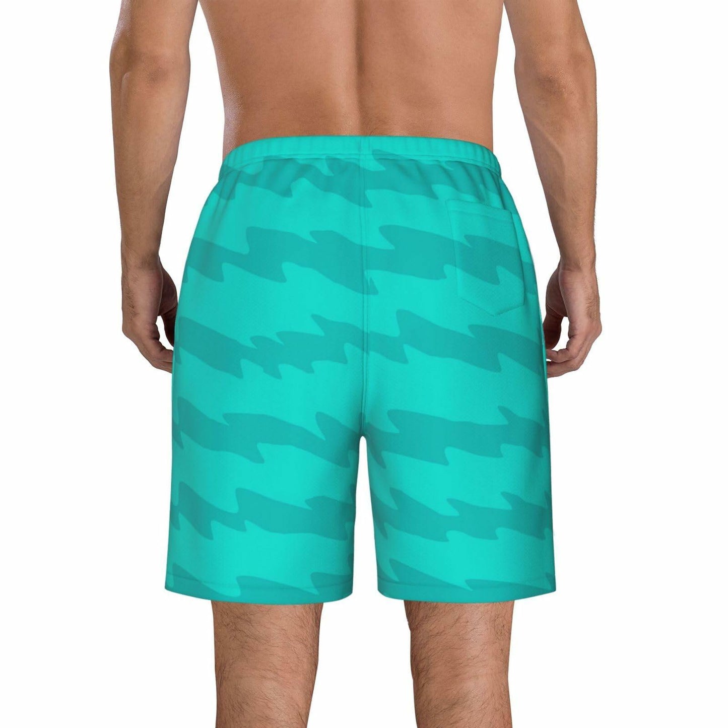 SolAzul Men’s Quick Dry Swimming Trunks Beach Board Shorts with Pockets L