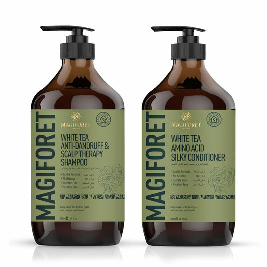 MagiForet Anti-Dandruff Shampoo & Conditioner Set 2x500ml Dry Flaky Scalp
