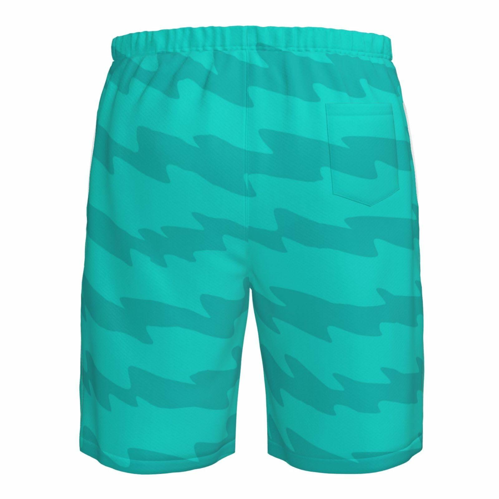 SolAzul Men’s Quick Dry Swimming Trunks Beach Board Shorts with Pockets L