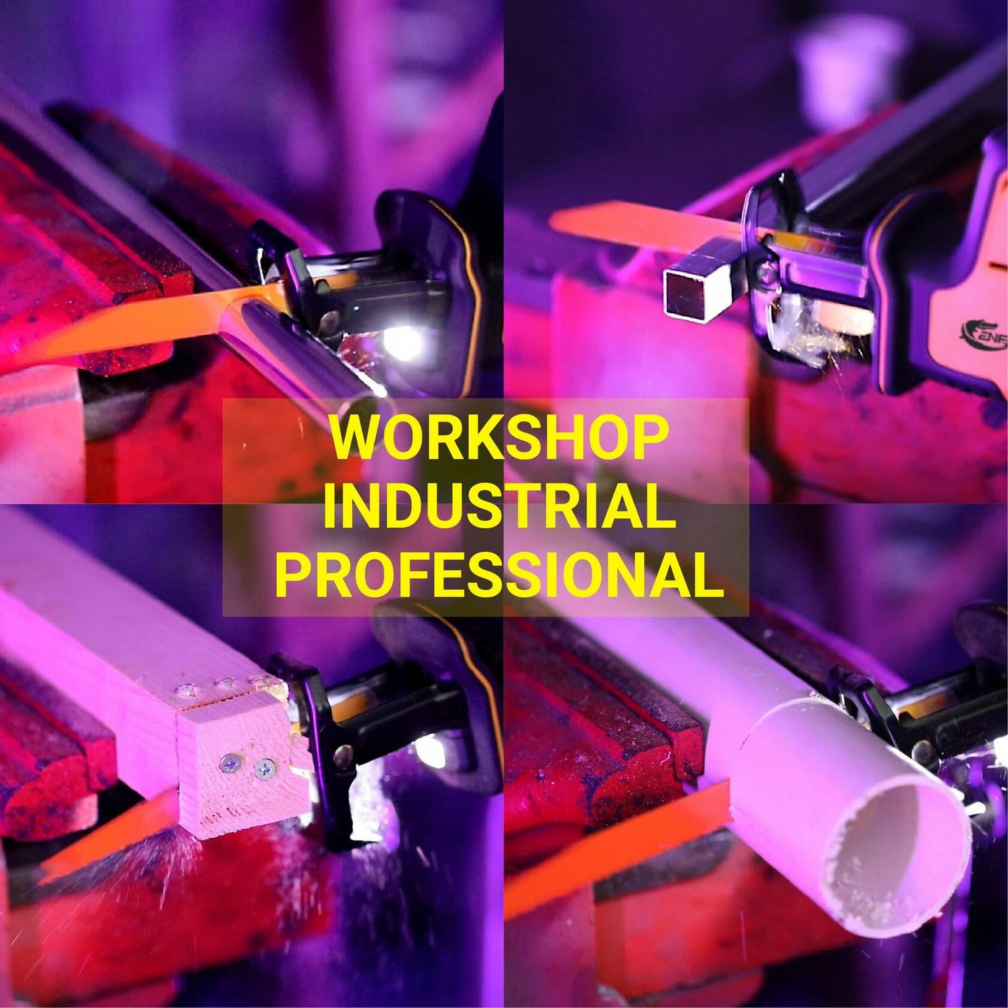 Cenforge 25PC Reciprocating Saw Blades 6" Bi-Metal Wood With Nails M42+D6A