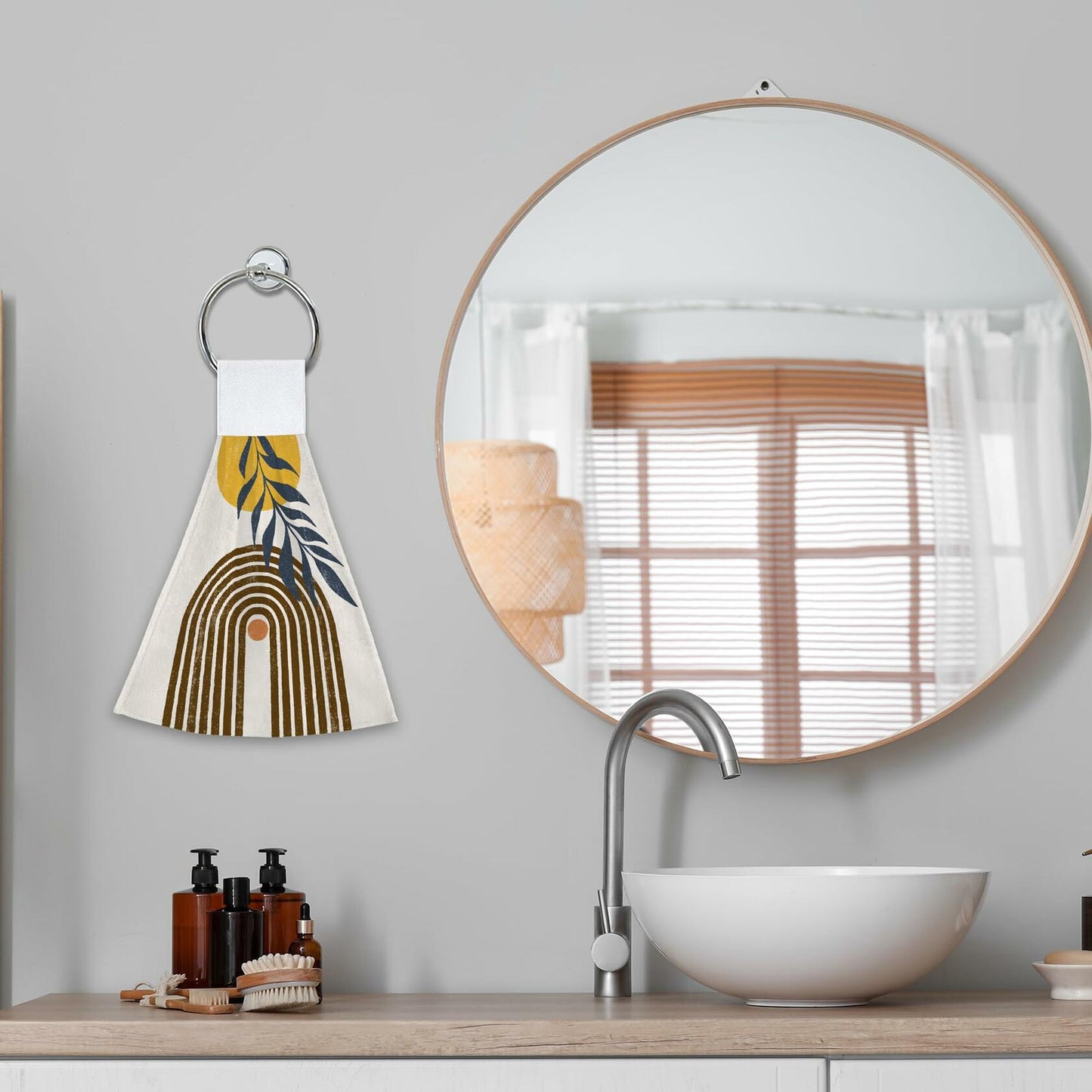 CIAIDU Halloween Black Cat Kitchen Hand Towels 2-Pack Farmhouse Home