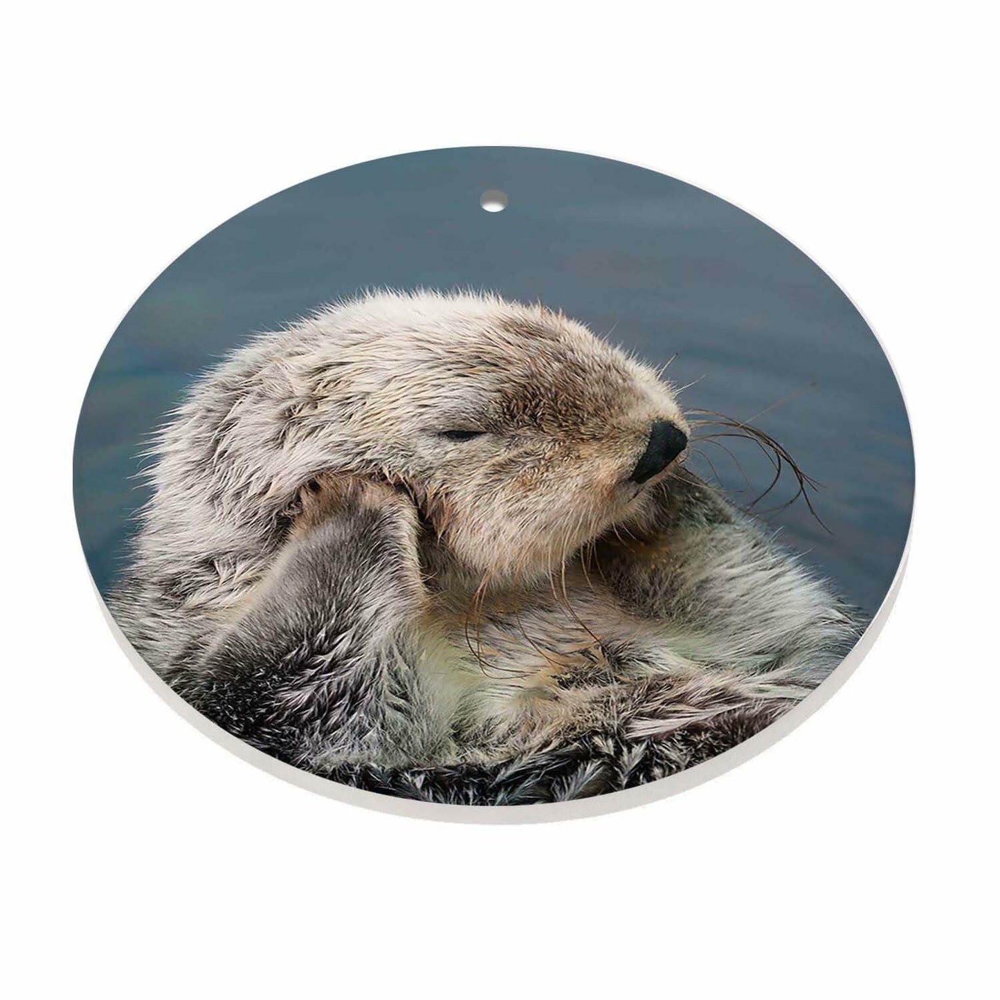 Sea Otter Christmas Ornament Animal Xmas Tree Hanging Decor Collectible Gift