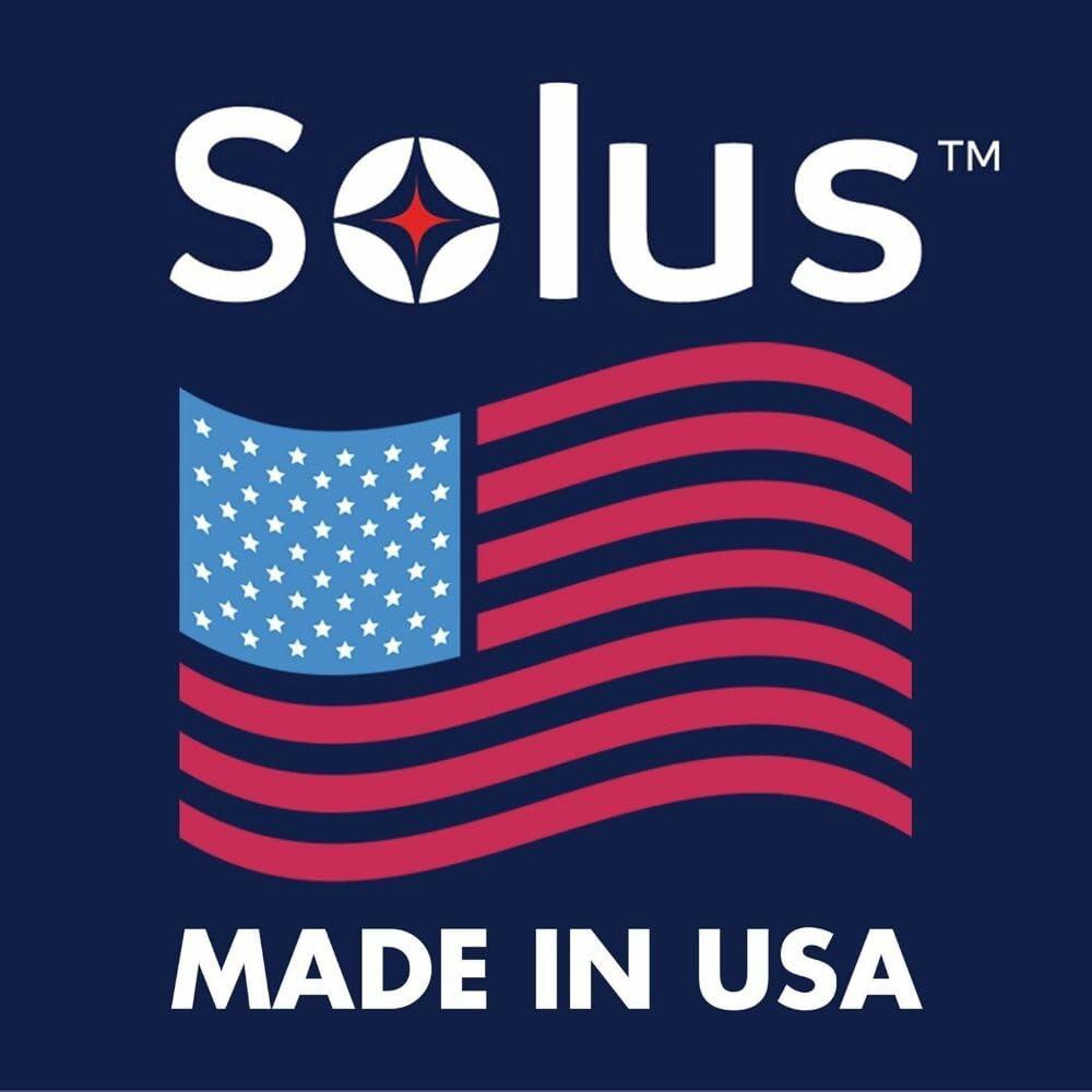 Solus S347-BK Pier Mount Adapter 3" Stub Post Black Aluminum with Hardware