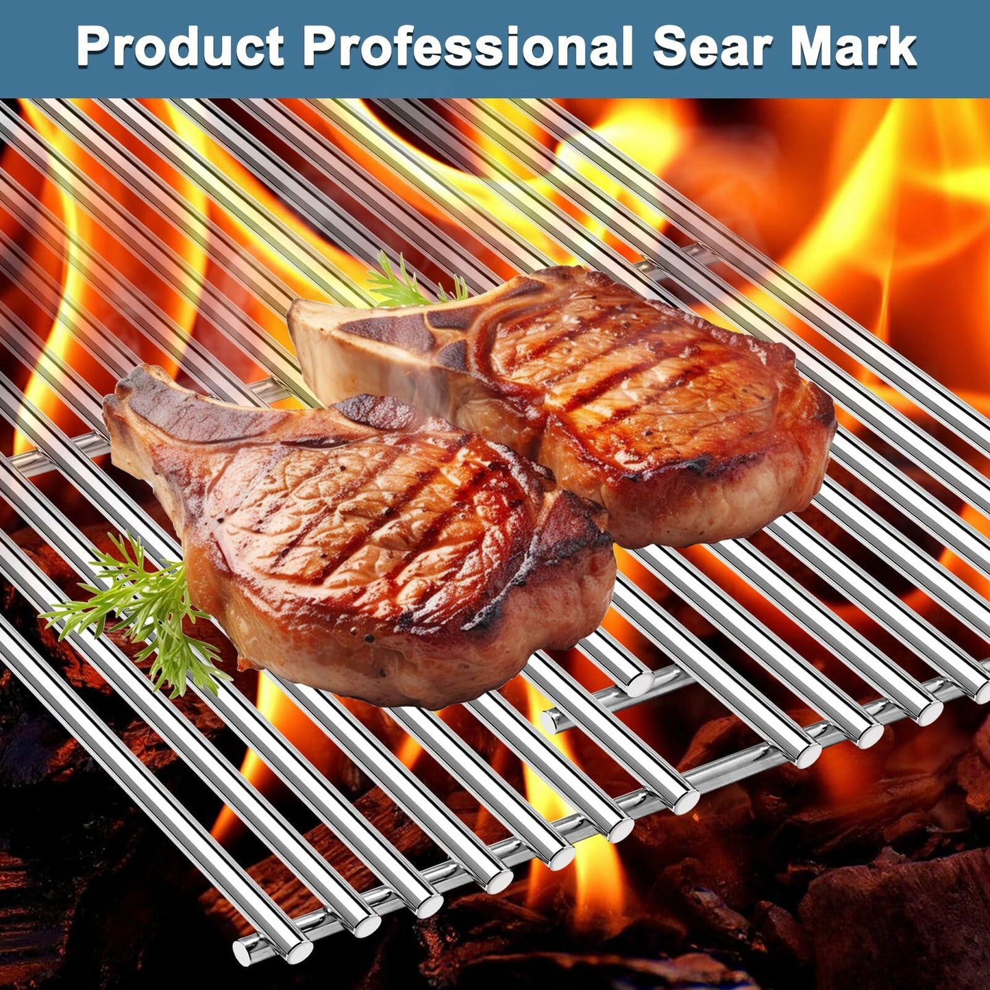 Grill Replacement Cooking Grate for Charbroil Classic 463211511-463211514