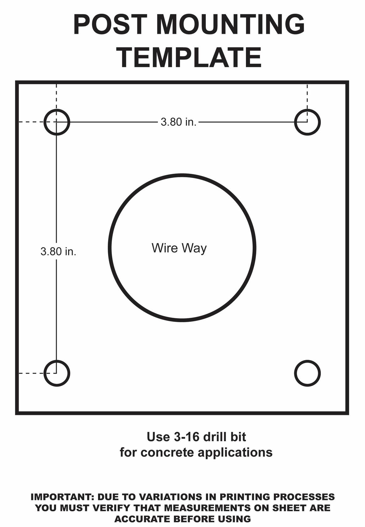 Solus S347-BK Pier Mount Adapter 3" Stub Post Black Aluminum with Hardware