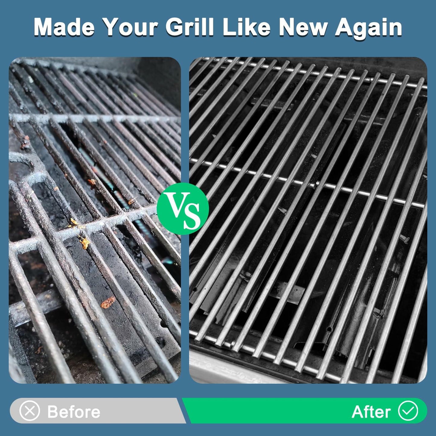 Grill Replacement Cooking Grate for Charbroil Classic 463211511-463211514