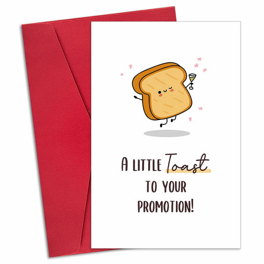Ogeby Funny Toast Boss's Day Card for Boss, Leader, Coworker
