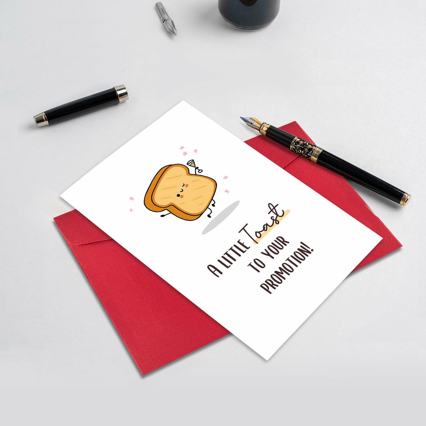 Ogeby Funny Toast Boss's Day Card for Boss, Leader, Coworker