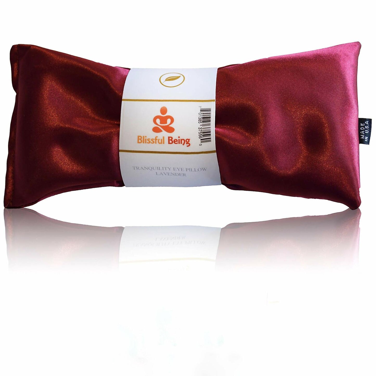 Blissful Being Lavender Eye Pillow Weighted Satin Sleep Yoga Meditation Ruby