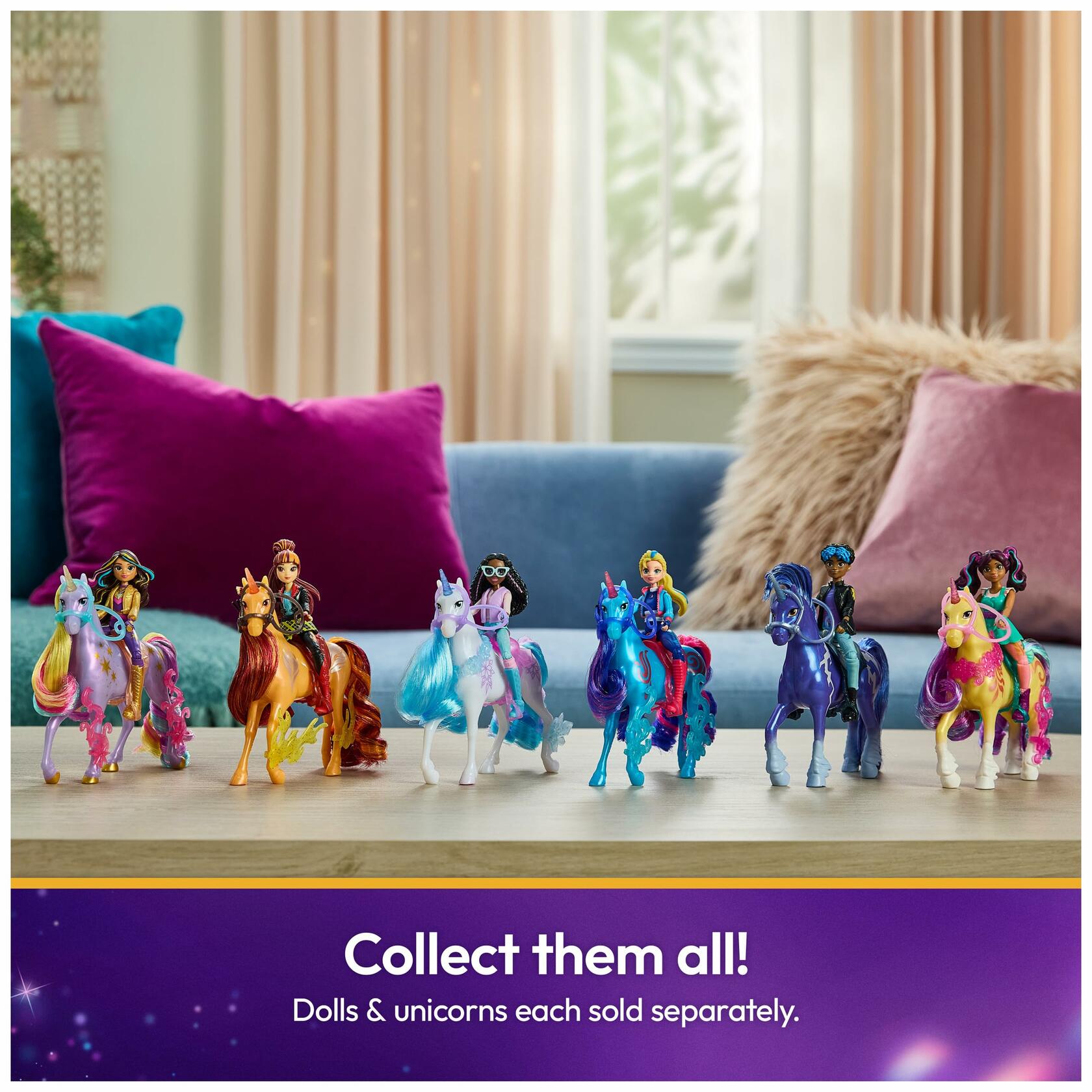 Unicorn Academy Isabel & River Friendship Doll Set with Saddle & Accessories