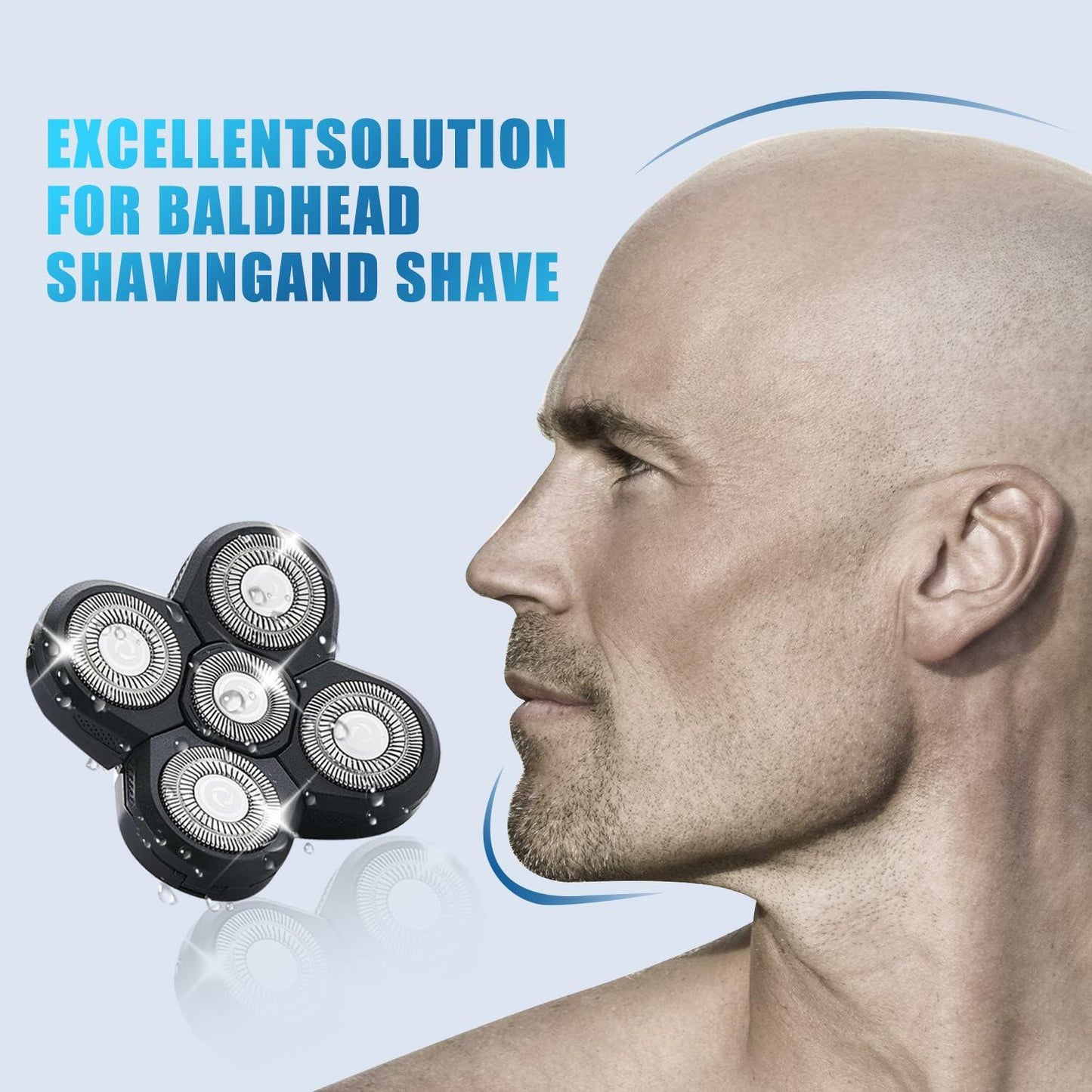 4 Pack Replacement Shaver Blades for Freedom Head Electric Razor Shaver