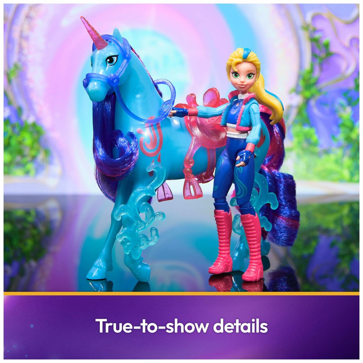 Unicorn Academy Isabel & River Friendship Doll Set with Saddle & Accessories