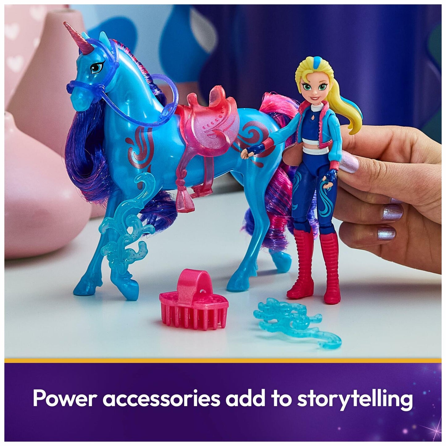 Unicorn Academy Isabel & River Friendship Doll Set with Saddle & Accessories