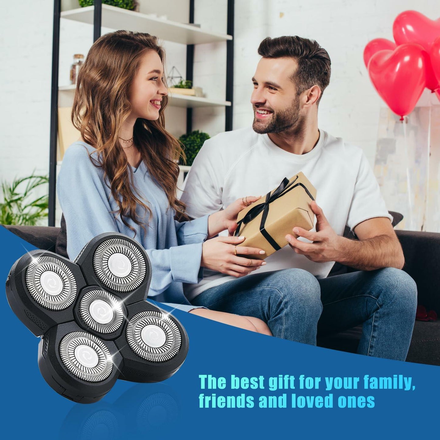 4 Pack Replacement Shaver Blades for Freedom Head Electric Razor Shaver