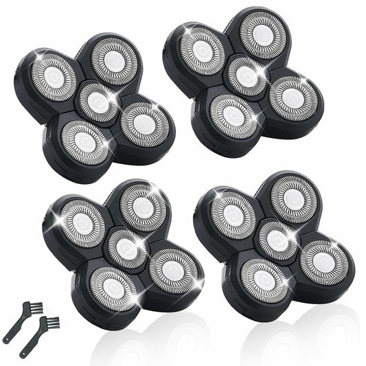 4 Pack Replacement Shaver Blades for Freedom Head Electric Razor Shaver