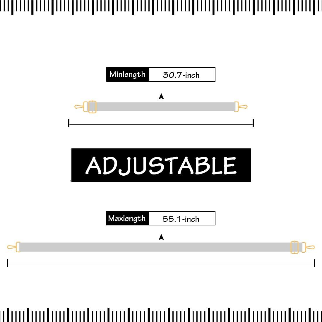 Youteer Adjustable Handbag Strap Wide Replacement Shoulder Crossbody Pink