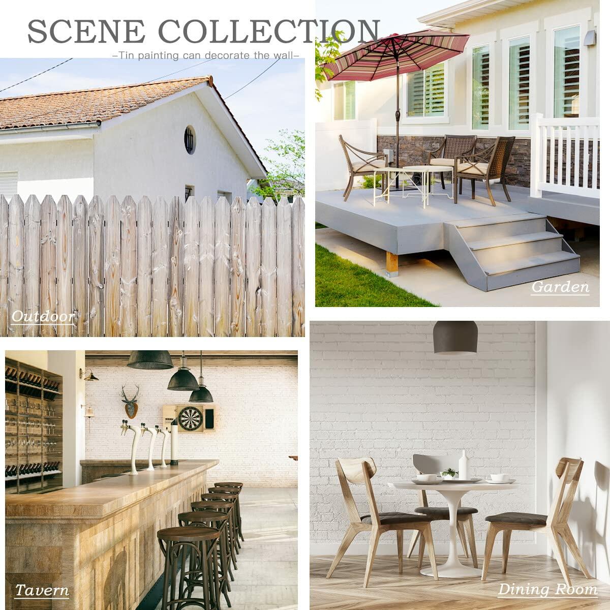 Halloween Metal Tin Sign Retro Ghost Wall Decor 8x12 Indoor Outdoor