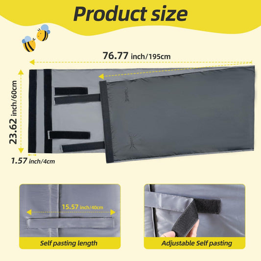 Adjustable Beehive Wrap Winter 8-10 Frame Insulated Bee Hive Cover Reusable