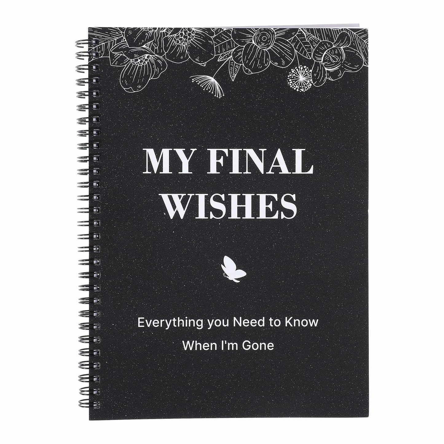 My Final Wishes End of Life Planner Death Organizer Notebook