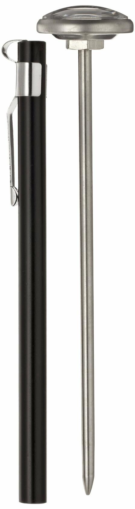 Supco ST02 Stainless Steel Pocket Dial Thermometer 5in Stem 0-220F