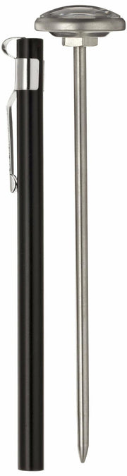 Supco ST02 Stainless Steel Pocket Dial Thermometer 5in Stem 0-220F