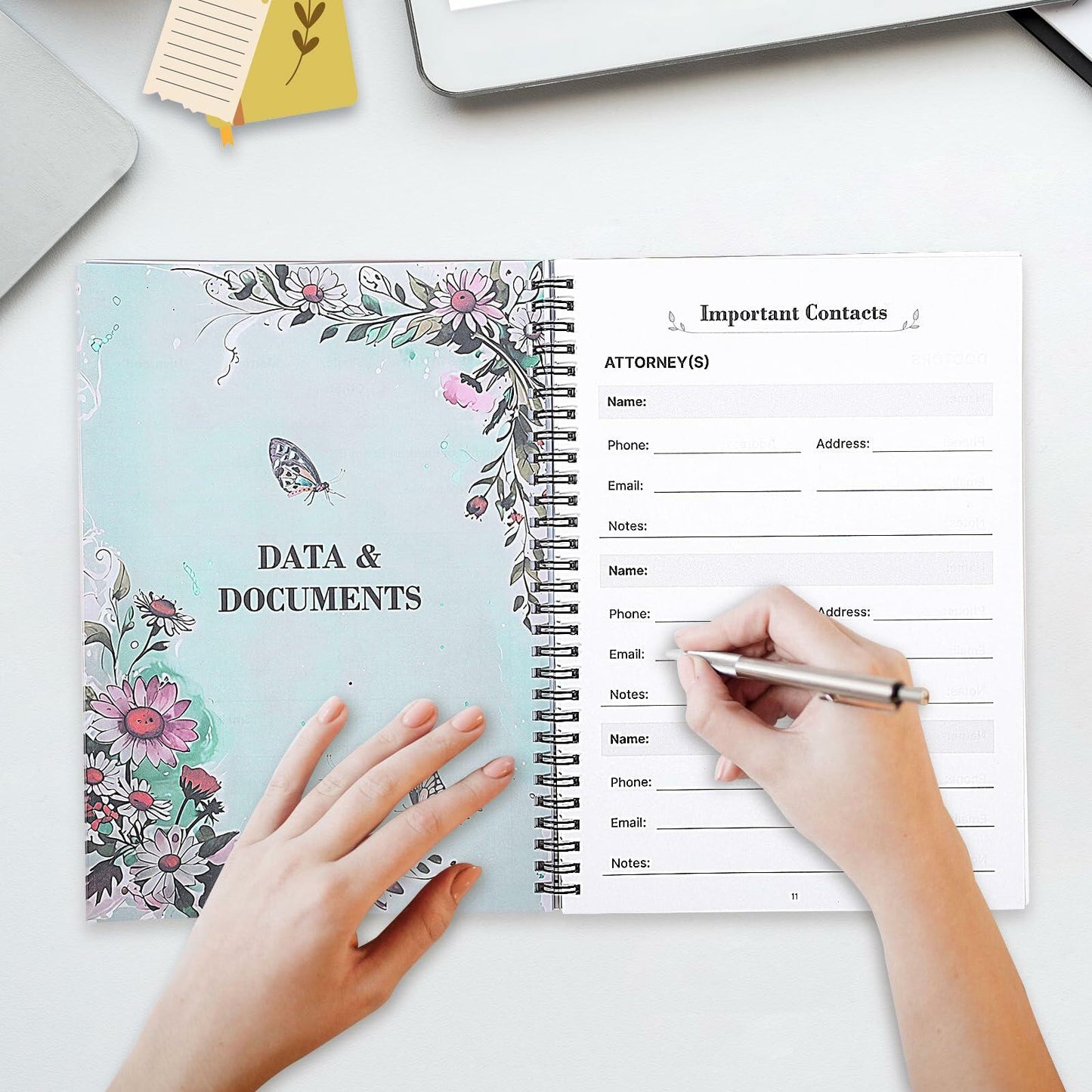 My Final Wishes End of Life Planner Death Organizer Notebook