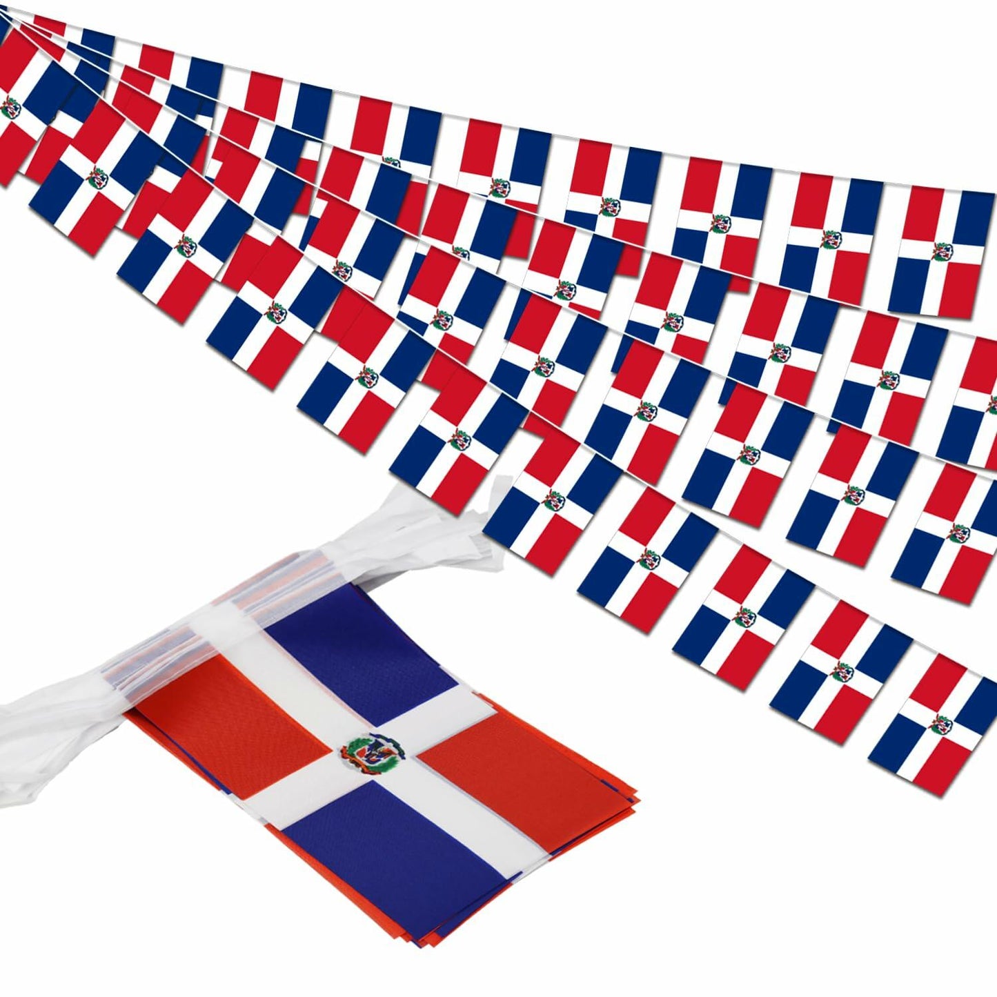 Netherlands String Flag Banner 38 Mini Dutch Flags 42ft Party Decor