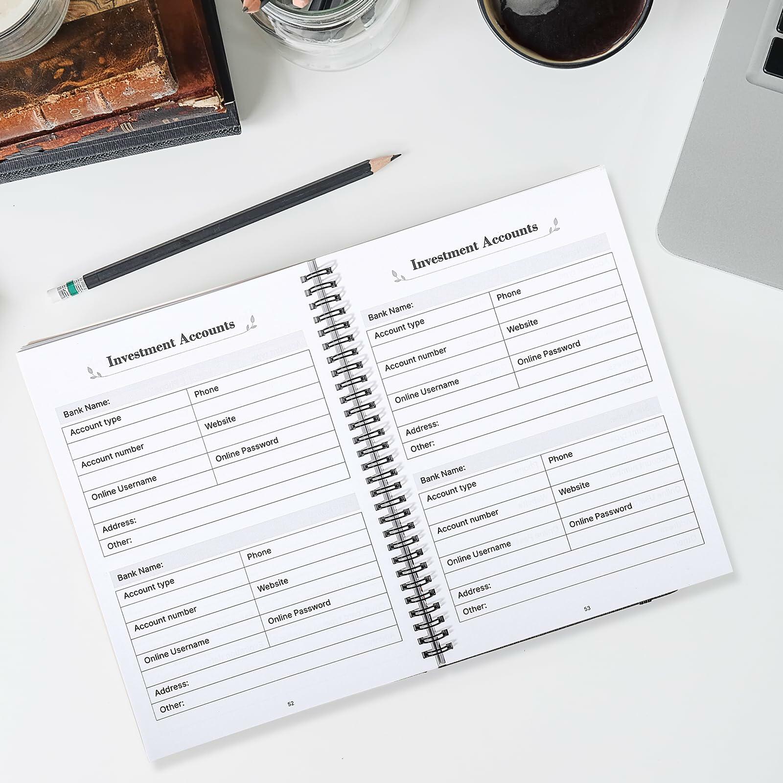 My Final Wishes End of Life Planner Death Organizer Notebook