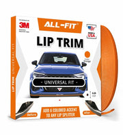 All-Fit Automotive Lip Trim 10ft x ¼” Orange Universal Fit Car Exterior