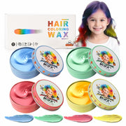 4 Colors Temporary Hair Wax for Kids Blue Green Red Gold Washable Hair Dye