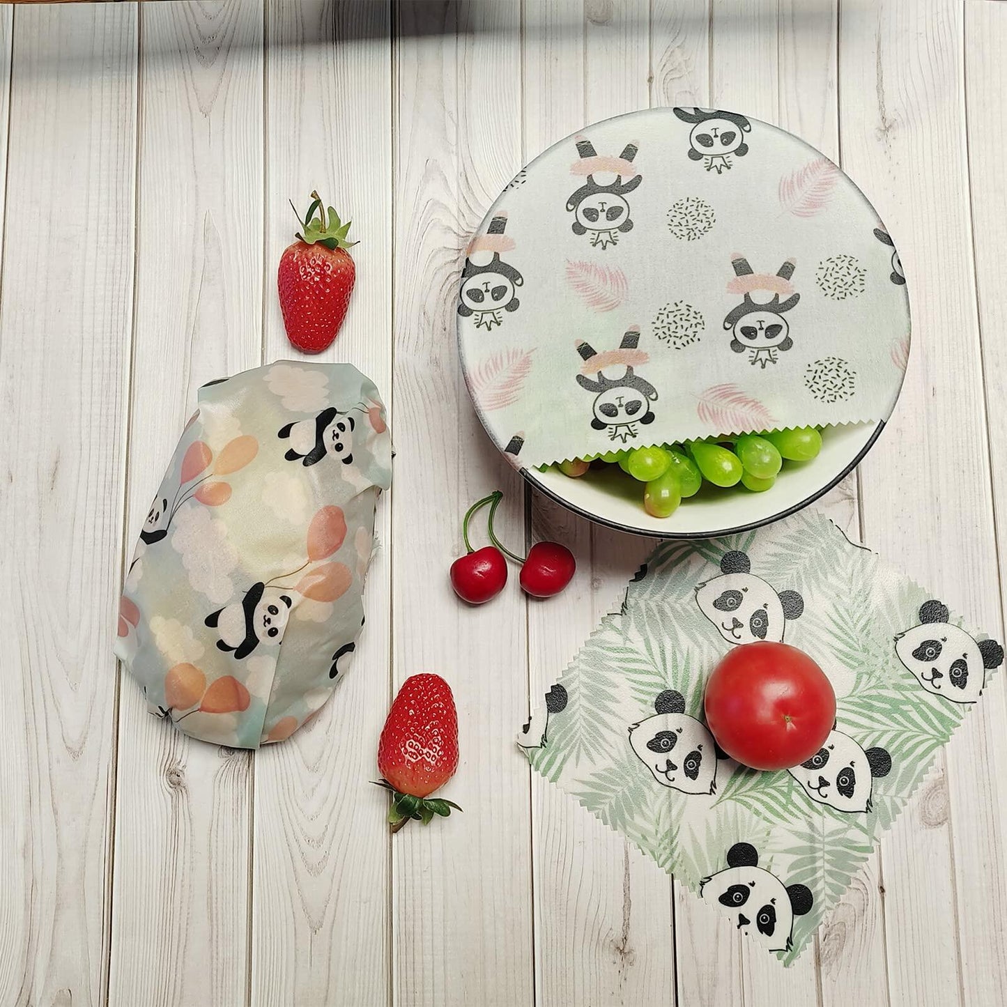 Beeswax Food Wraps 9-Pack Reusable Sustainable Alternative to Plastic