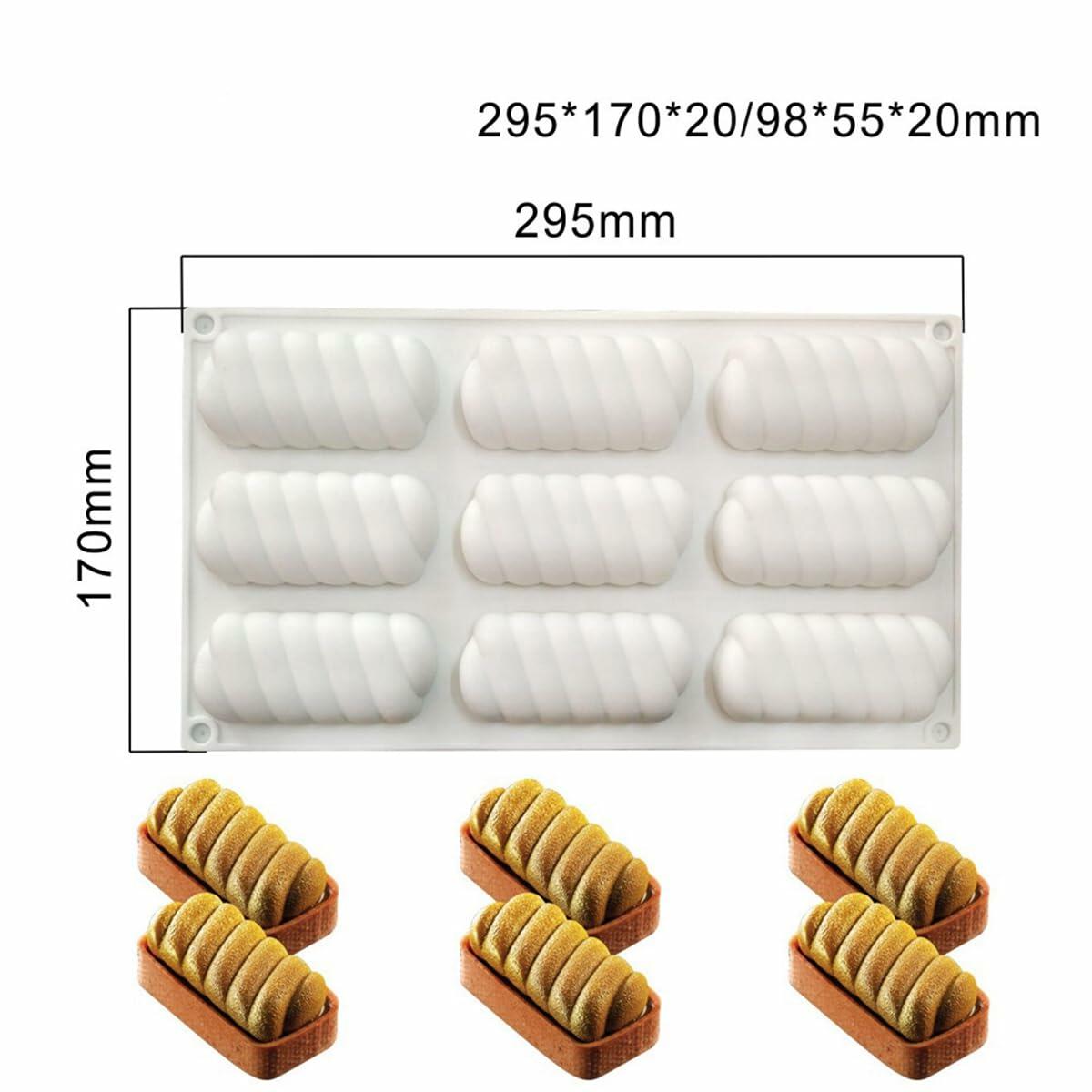 Flower Shape Silicone Mold for Cake Soap Pastry Chocolate Jelly Ice Cube Spiral