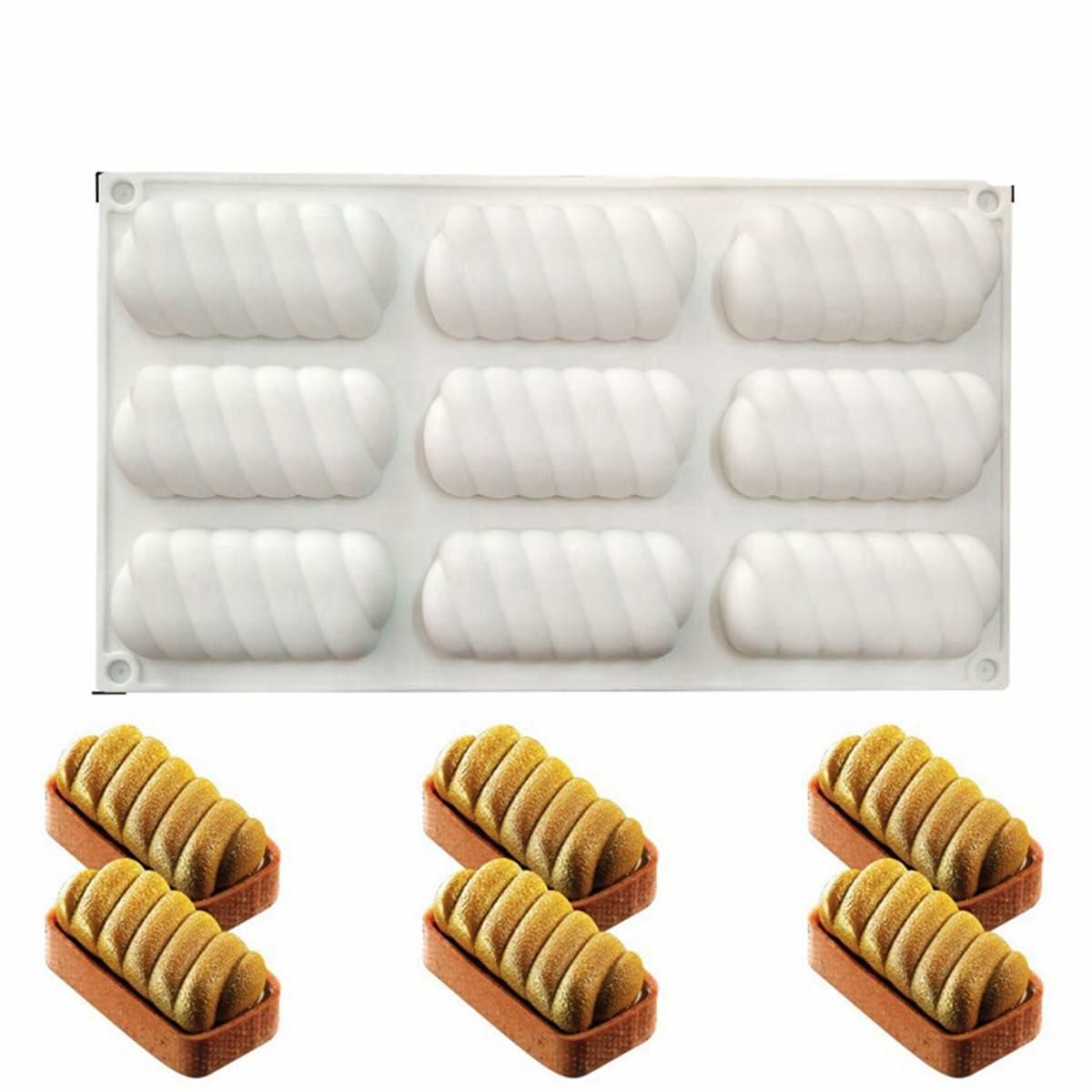 Flower Shape Silicone Mold for Cake Soap Pastry Chocolate Jelly Ice Cube Spiral