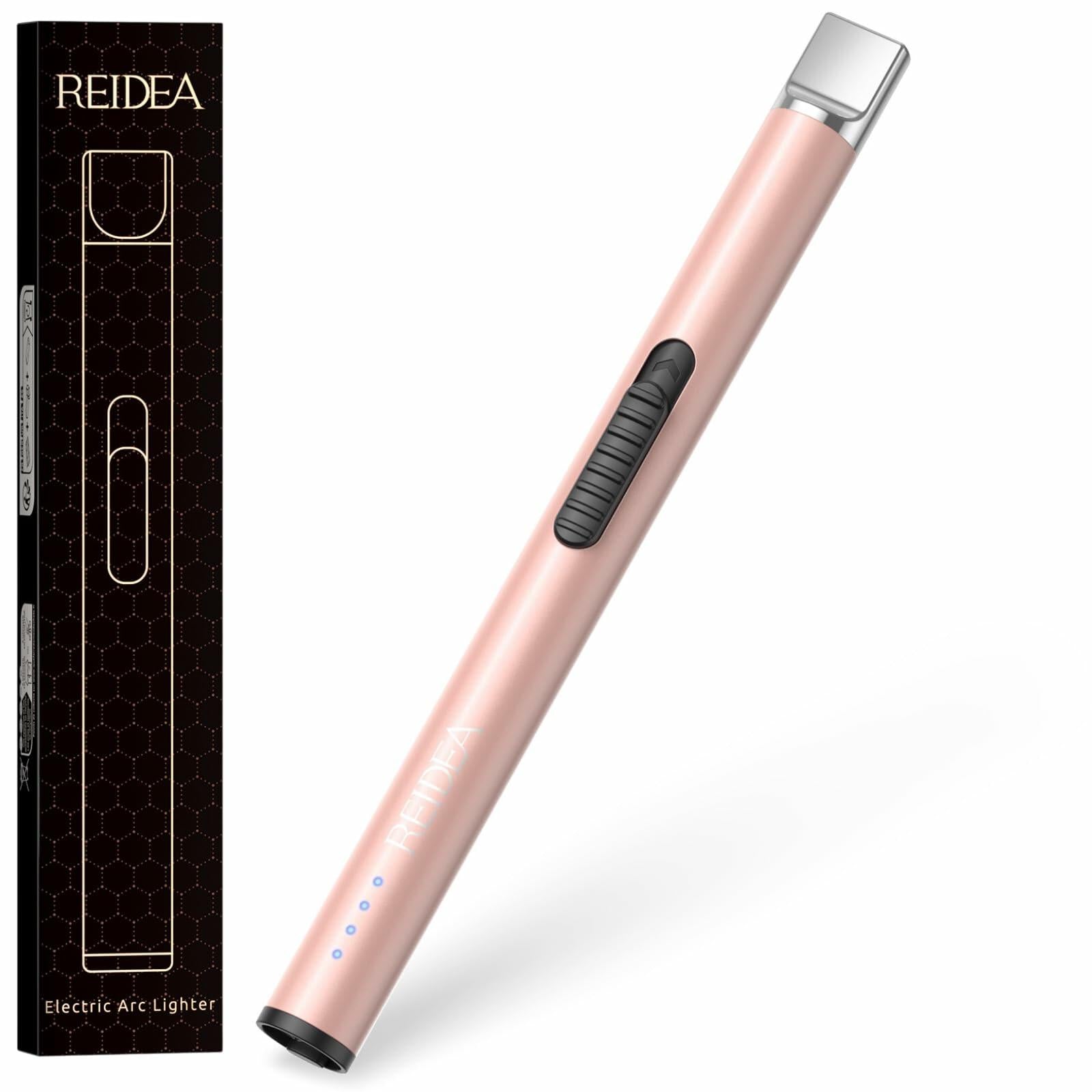 REIDEA Lighter S4 Pro Electric USB Rechargeable Safety Lock LED Lavender Purple