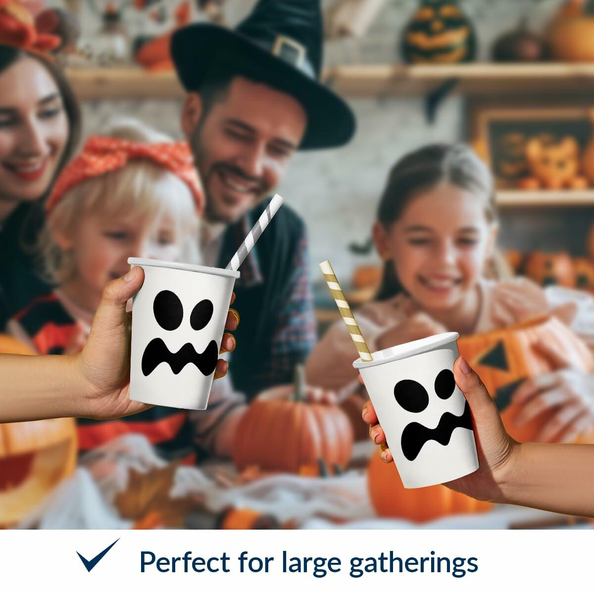 PAW Decor Collection Baby Pink Disposable Paper Cups 8.5oz 50-Pack Party