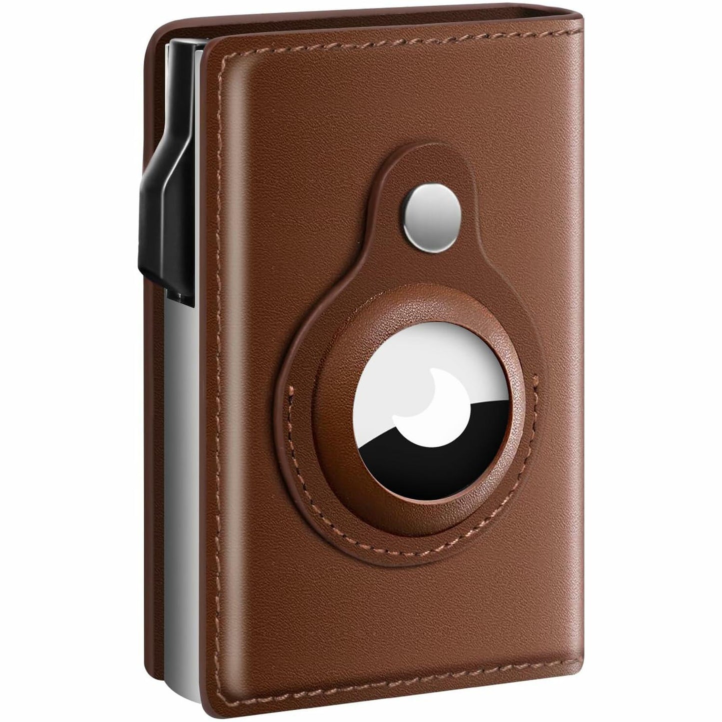 FLETUTE Slim Wallet for Men Pop-Up Credit Card Holder RFID Bifold