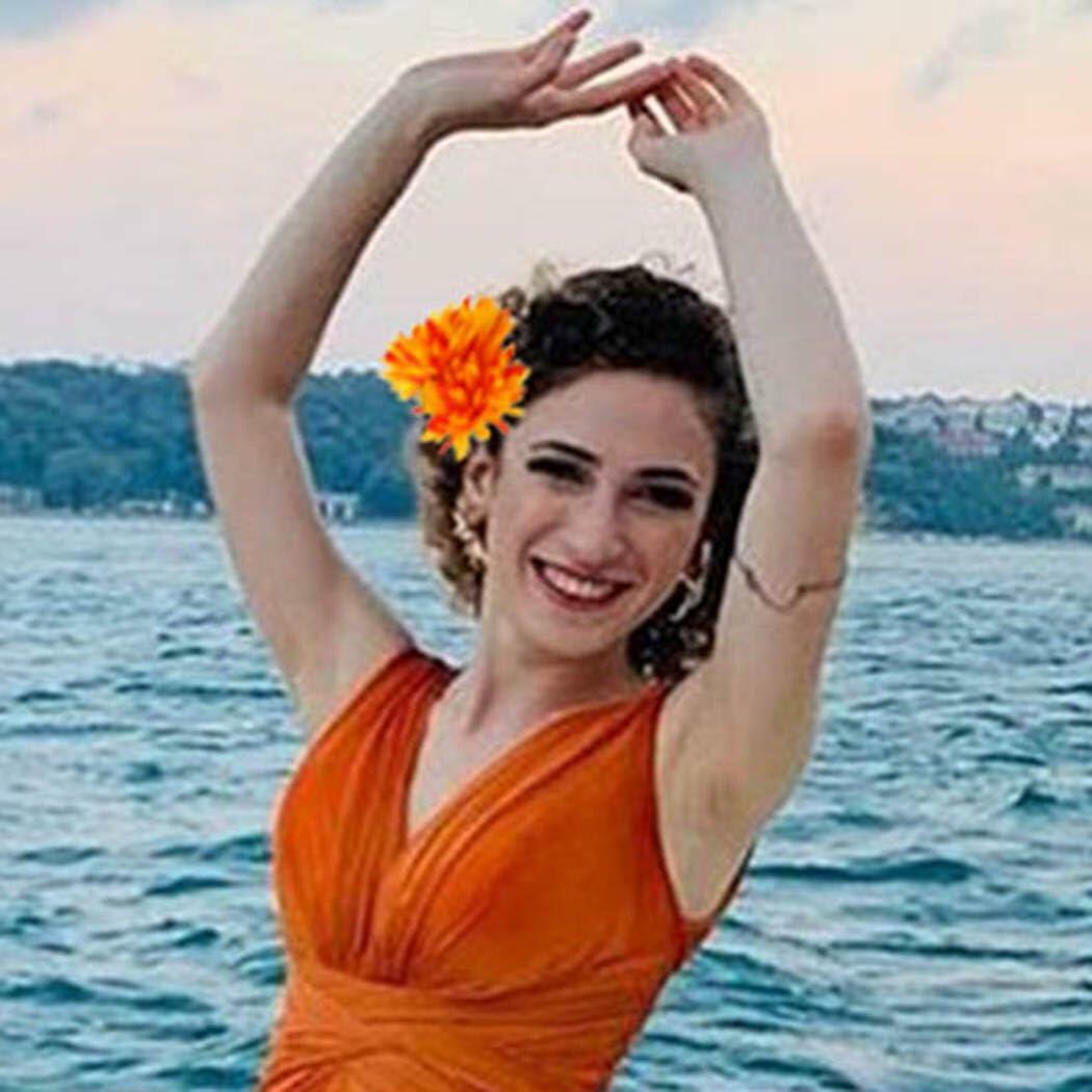 Haomye Dahlia Flower Hairpins Red Orange 2PCS Hawaiian Wedding Style