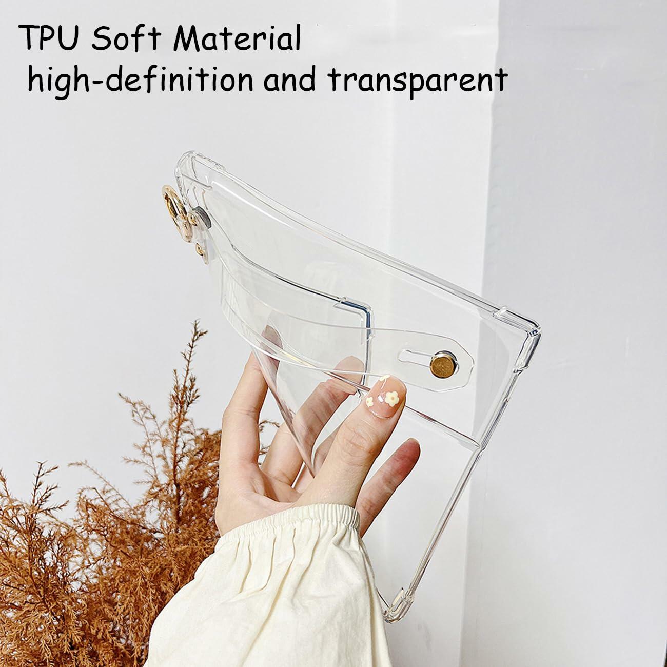 UMUBUHOMS Clear Silicone Case Hand Strap for 7 Inch Kindle Oasis 9th/10th Gen