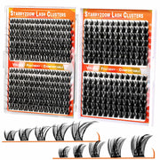 Starryzoom Lash Clusters Book Wispy Flull Volume Spiky Doe-Eye Manga Cluster