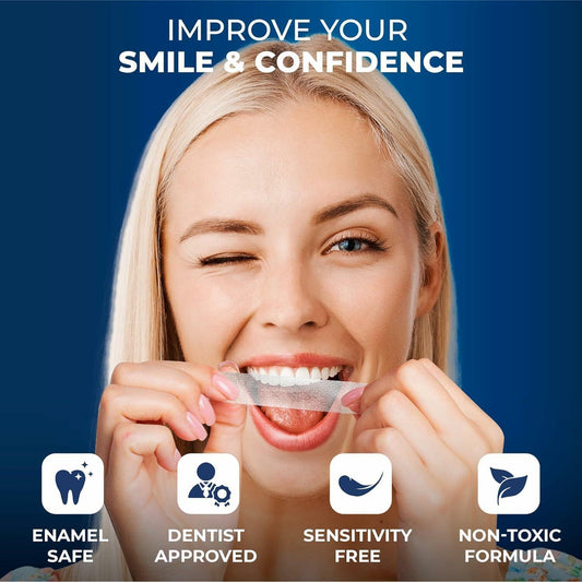 BetterWhite Teeth Whitening Strips 14 Peroxide-Free Professional 7 Treatments