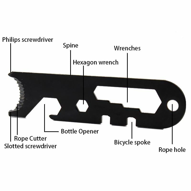 Exploration Gadget Inc. Emergency Fire Starter with Weatherproof Fat Rope Brown