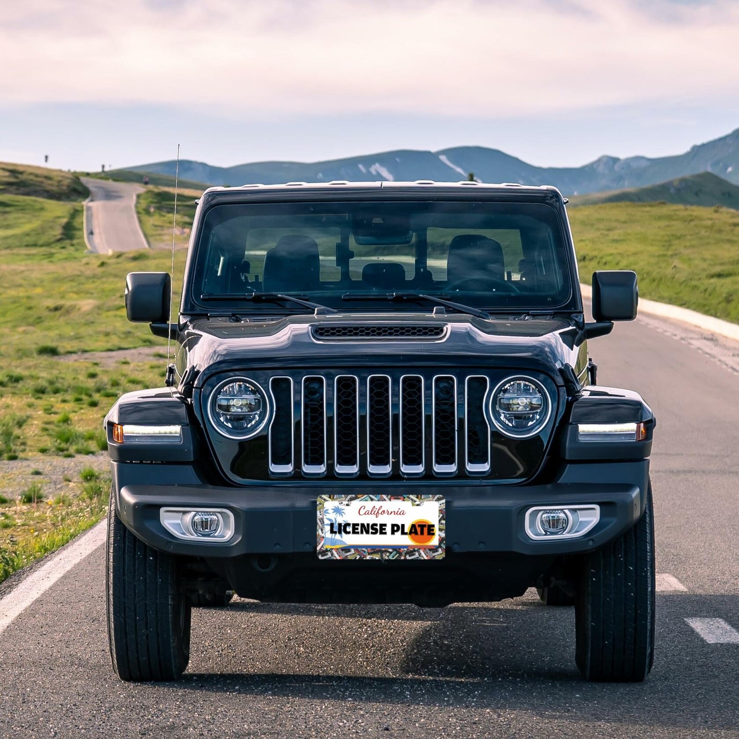 Cassette Music Tape License Plate Frame Stainless Steel 6.3x12.2 in