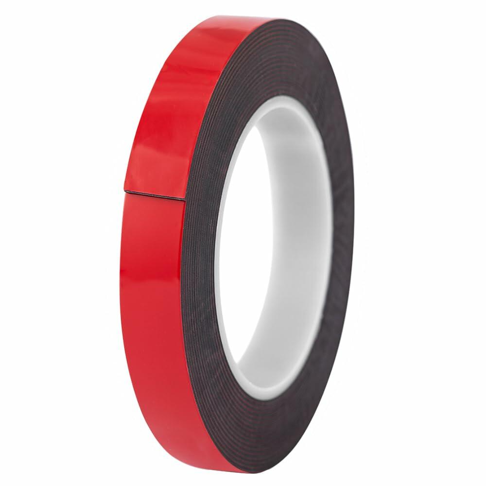 GOALDAY Double Sided Heavy Duty Mounting Tape Black 1.1mm×0.78in×16.5ft
