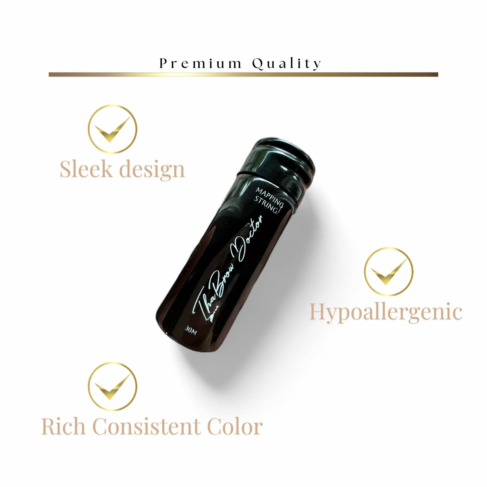 THABROWDOCTOR White Brow Mapping String 30m for Microblading & PMU