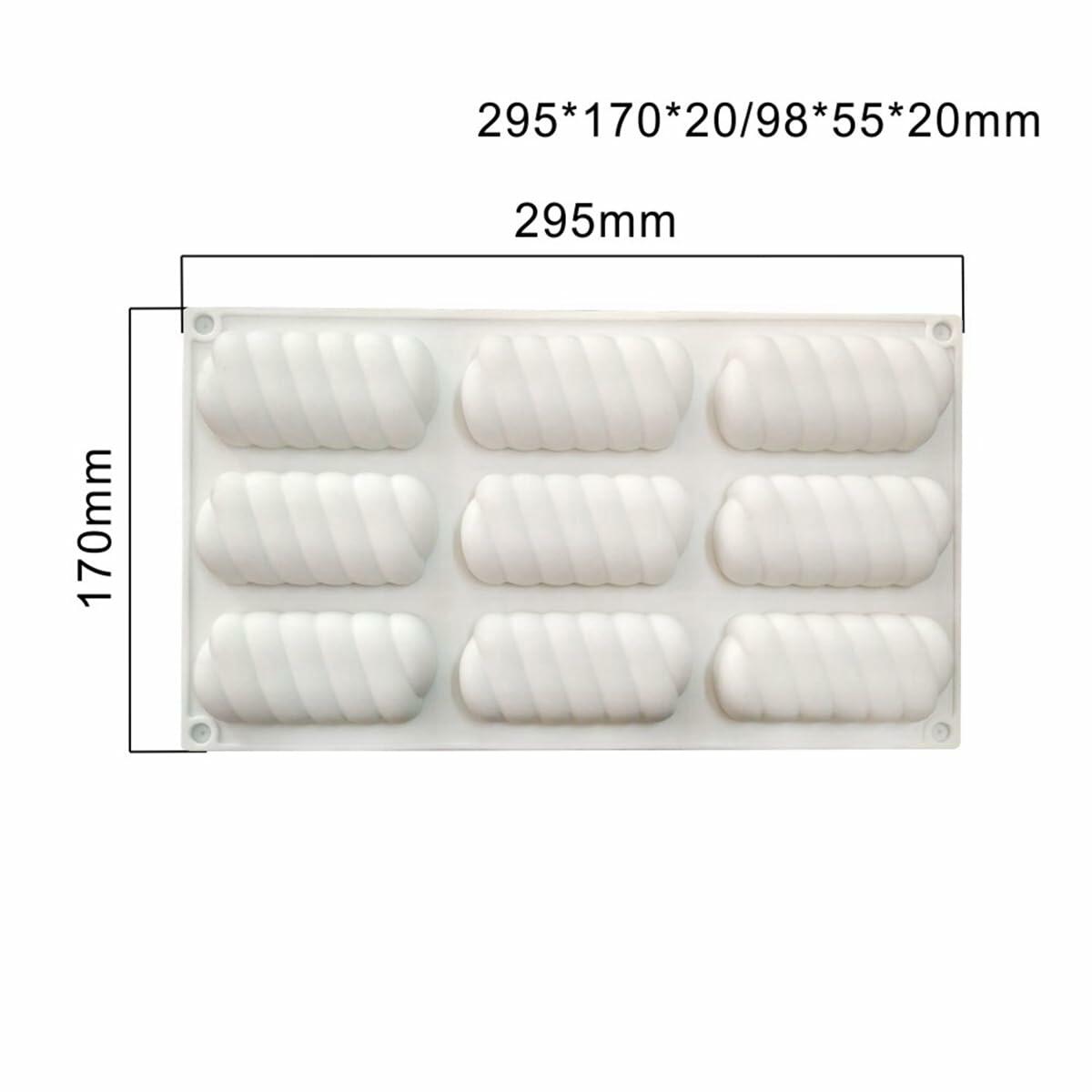 Flower Shape Silicone Mold for Cake Soap Pastry Chocolate Jelly Ice Cube Spiral