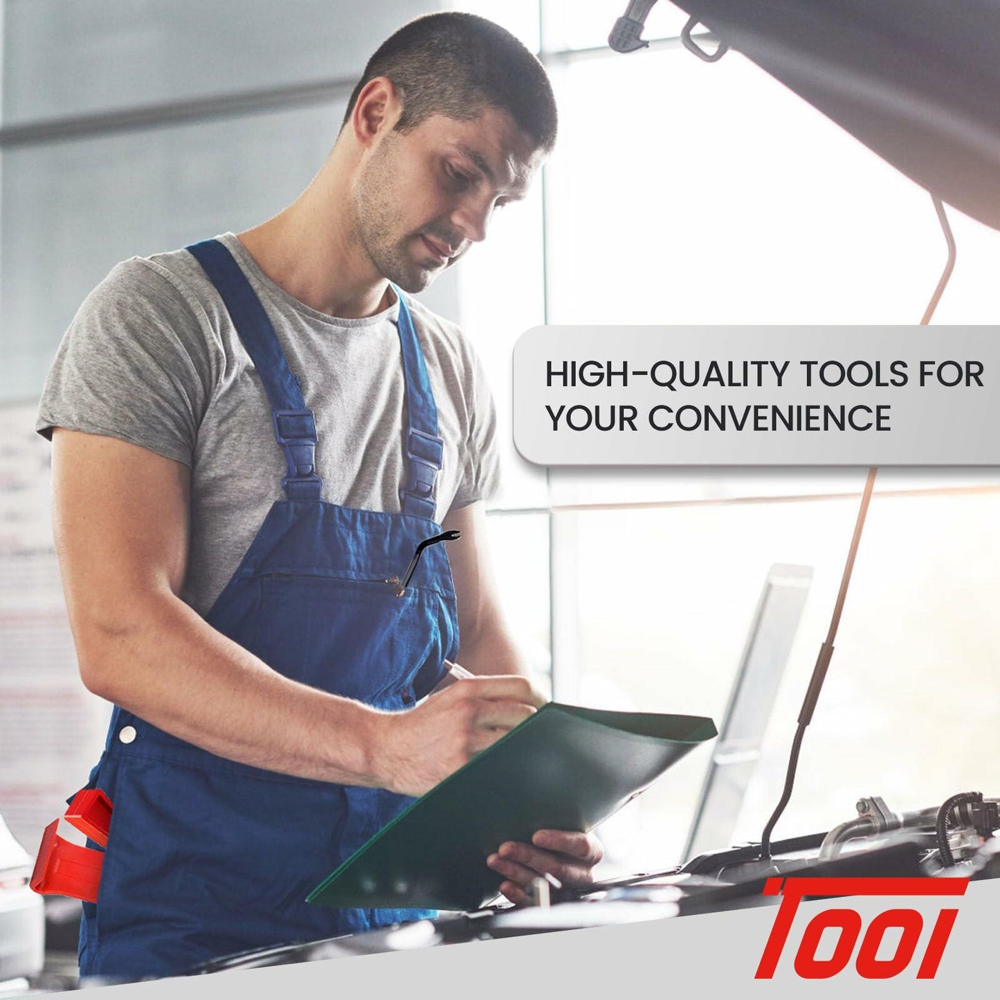 Generic Tow Hooks Set 68-Inch J-Hook 23 Pieces Red Forged Steel