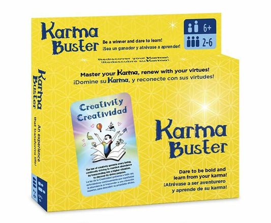 HULAHU Karma Buster Card Game Bilingual EN/SP Fun Skill Game 0.45lb