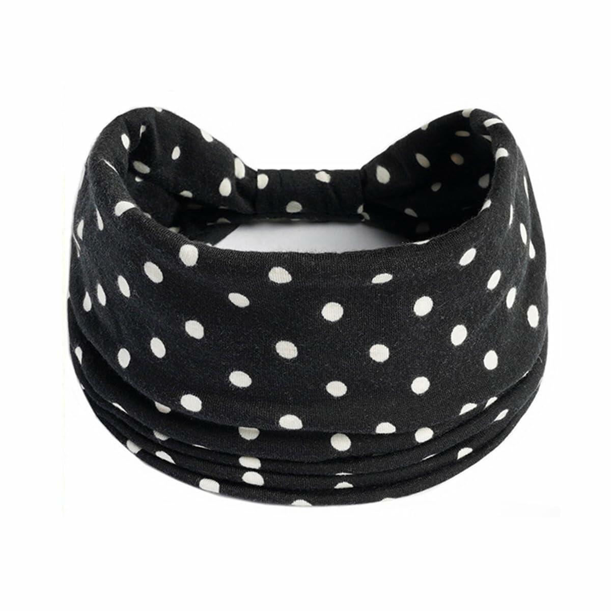 K-Elewon Women Wide Elastic Head Wrap Headband Sports Yoga 3 Pack A32