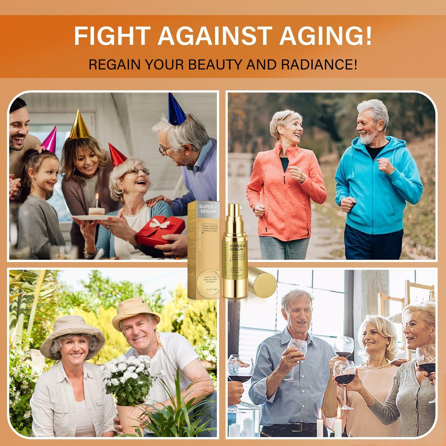 Letebee Light Super Vitamin C Serum Hyaluronic Acid Mature Skin 15g 1oz