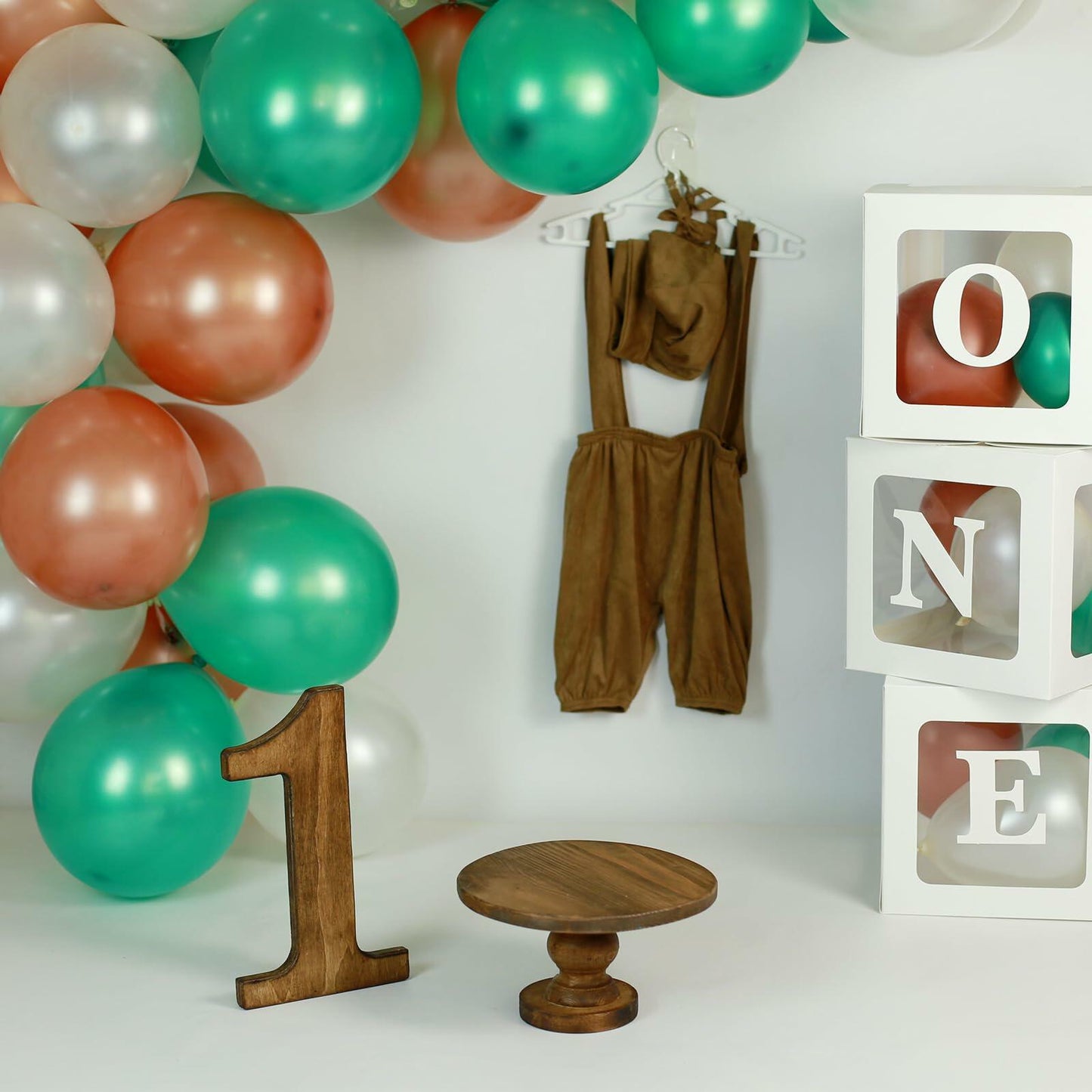 QIKOOLAA Pearl Green 12in Latex Balloons 120 Pack Green Christmas Party